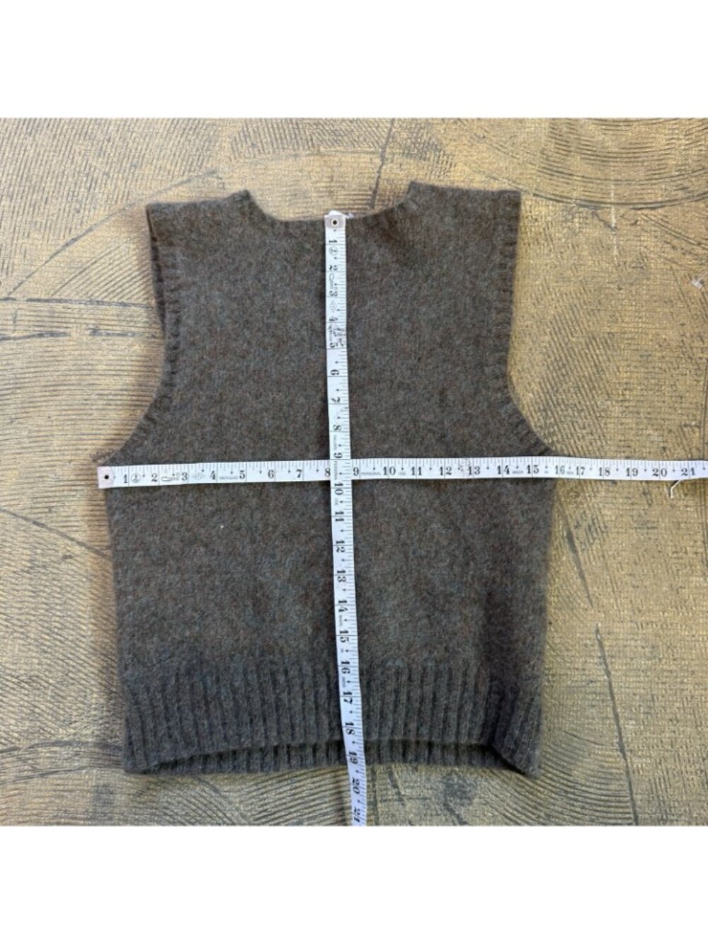 Vintage Polo Ralph Lauren Scottish Terrier Wool Sweater Vest Medium - Picture 6 of 6